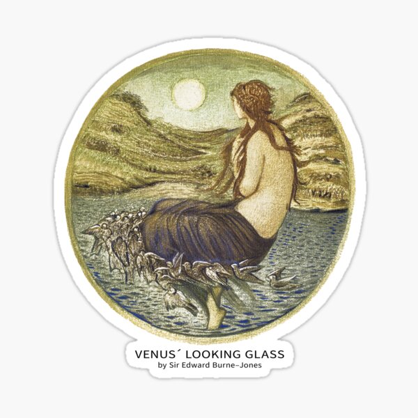 Art - Venus looking glass Sticker