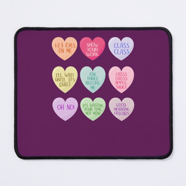 Item preview, Funny Valentine's Day For Teachers, Conversation Heart School . designed and sold by EspenoyStore.