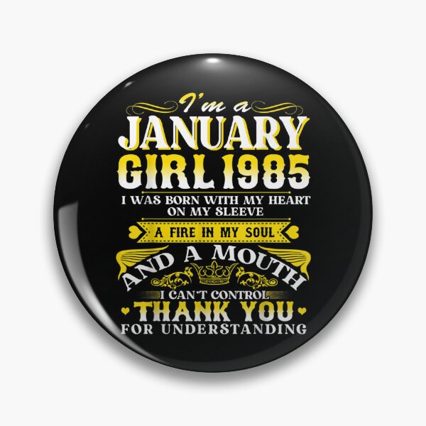 Item preview, January Girls 1985 Birthday Gift 37 Years Old Made In 1985  designed and sold by mchargue12.