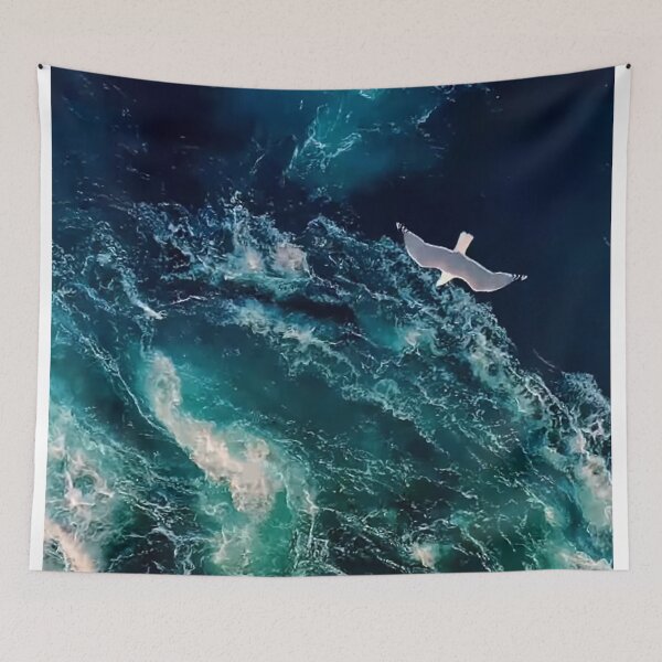 Item preview, gaviota sobre el océano designed and sold by ritusdesigns.