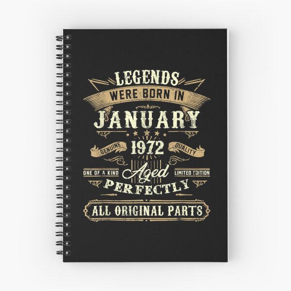 Item preview, Legends Were Born In January 1972 50th Birthday Gift  designed and sold by mchargue12.