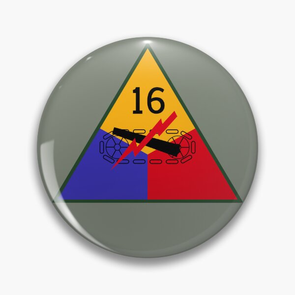 Item preview, 16th Armored Division 'Armadillo' (United States - Historical) designed and sold by wordwidesymbols.