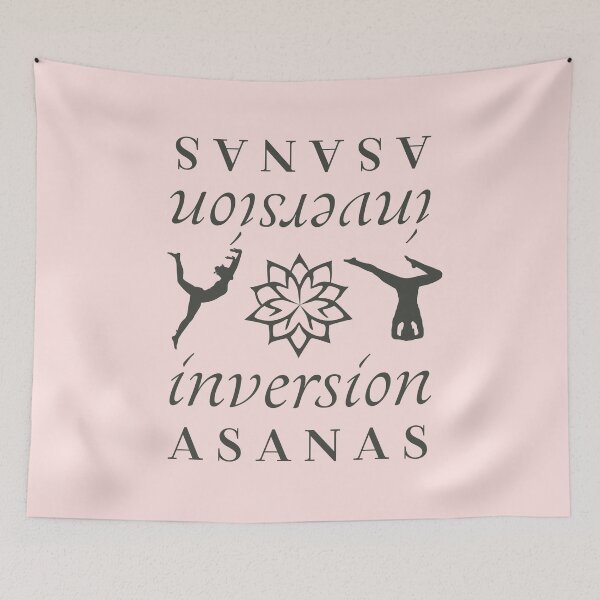 Item preview, Inversion Asanas Two-Sided t-shirt designed and sold by trendingatees.