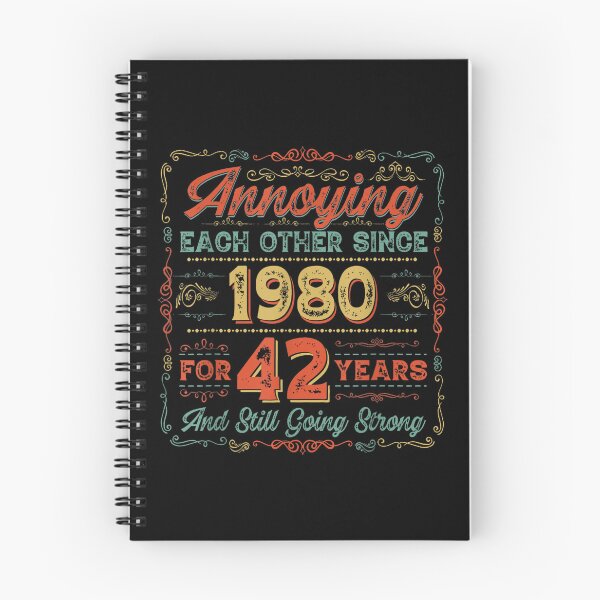 Item preview, 42nd Anniversary Wedding Annoying Each Other Since 1980  designed and sold by mchargue12.