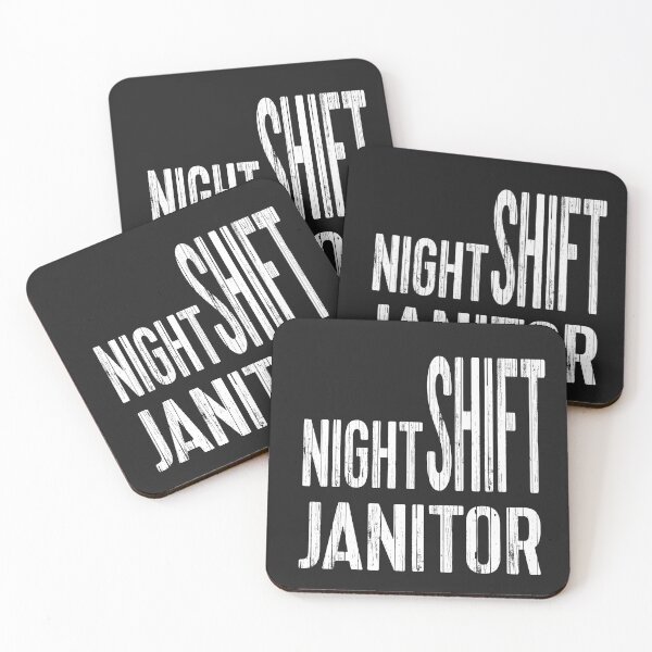 Item preview, Night Shift Janitor designed and sold by WowAllinOne.