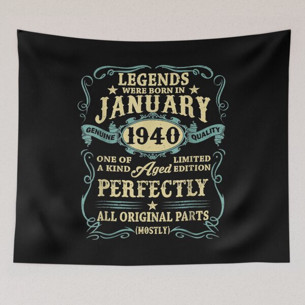 Item preview, January 1940 82nd Birthday Gift 82 Year Old Men Women  designed and sold by mchargue12.