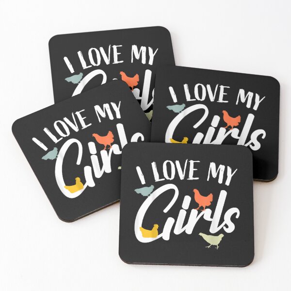 Item preview, Chicken Farmer Chicken Lover I Love My Girls Chickens  designed and sold by mchargue12.