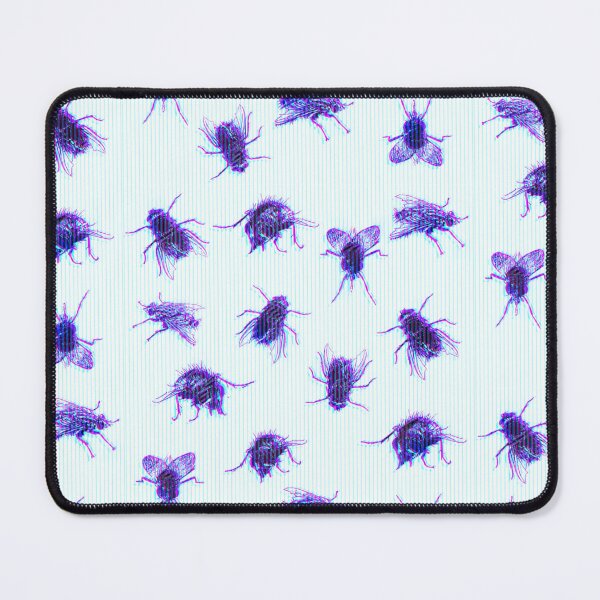 Item preview, aesthetic vaporwave housefly insect bug pattern designed and sold by FandomizedRose.