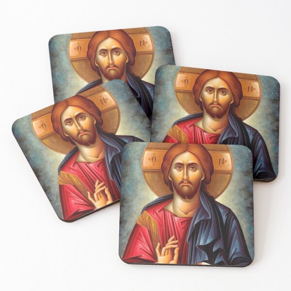Item preview, ic xc nika icon Jesus Christ the pentocrator orthdox designed and sold by AndreaFanou.