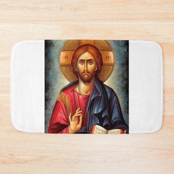 Item preview, ic xc nika icon Jesus Christ the pentocrator orthdox designed and sold by AndreaFanou.