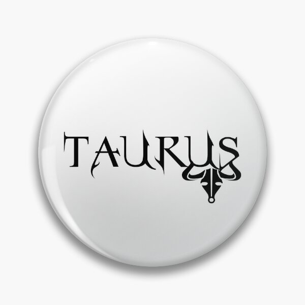 Item preview, Taurus Horoscope - Celtic Gothic Black Text - Bull designed and sold by S Quinn.