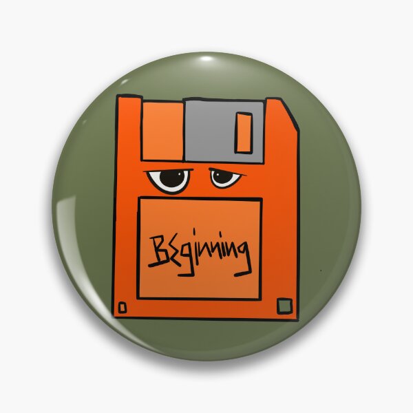 Item preview, Floppy Face Retro Disk Diskette designed and sold by emm-j.