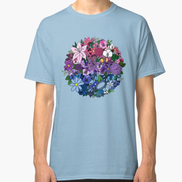 Bi Pride Flowers Classic T-Shirt