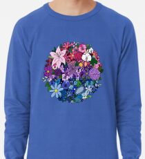 Bi Pride Flowers Lightweight Sweatshirt