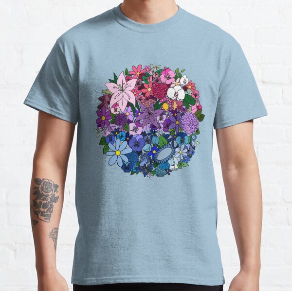 Bi Pride Flowers Classic T-Shirt