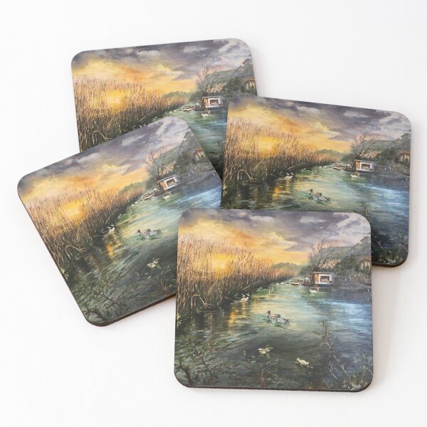 Item preview, Akyaka Azmak River with ducks designed and sold by incishop.