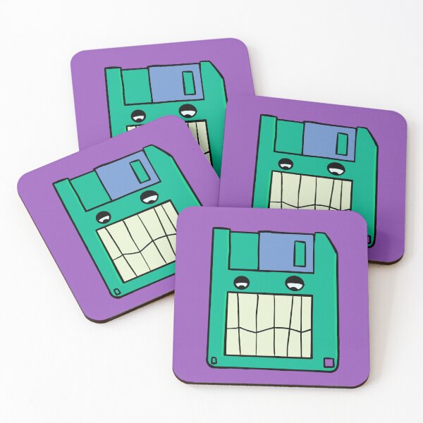 Item preview, Floppy Face Retro Disk Diskette designed and sold by emm-j.