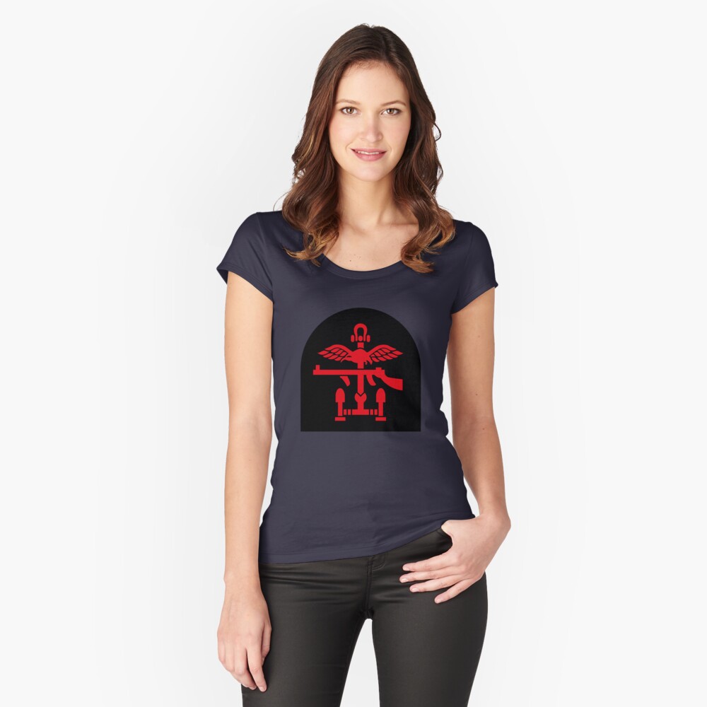 Item preview, Fitted Scoop T-Shirt designed and sold by wordwidesymbols.