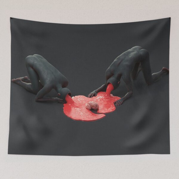 Item preview, two people lost their brains  designed and sold by Mike Kiev art.