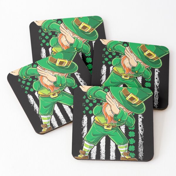 Item preview, St Patricks Day Dabbing Leprechaun Boys Kids Men Dab designed and sold by JanetDonohoe.