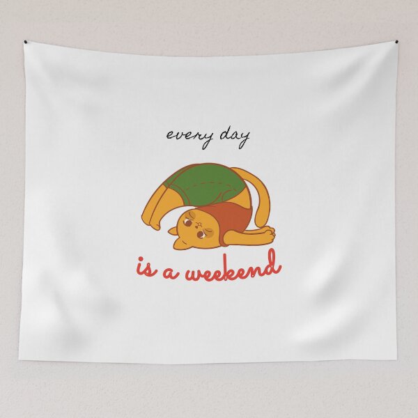Item preview, everyday is a weekend - everyday is a weekend art designed and sold by Mintminz.