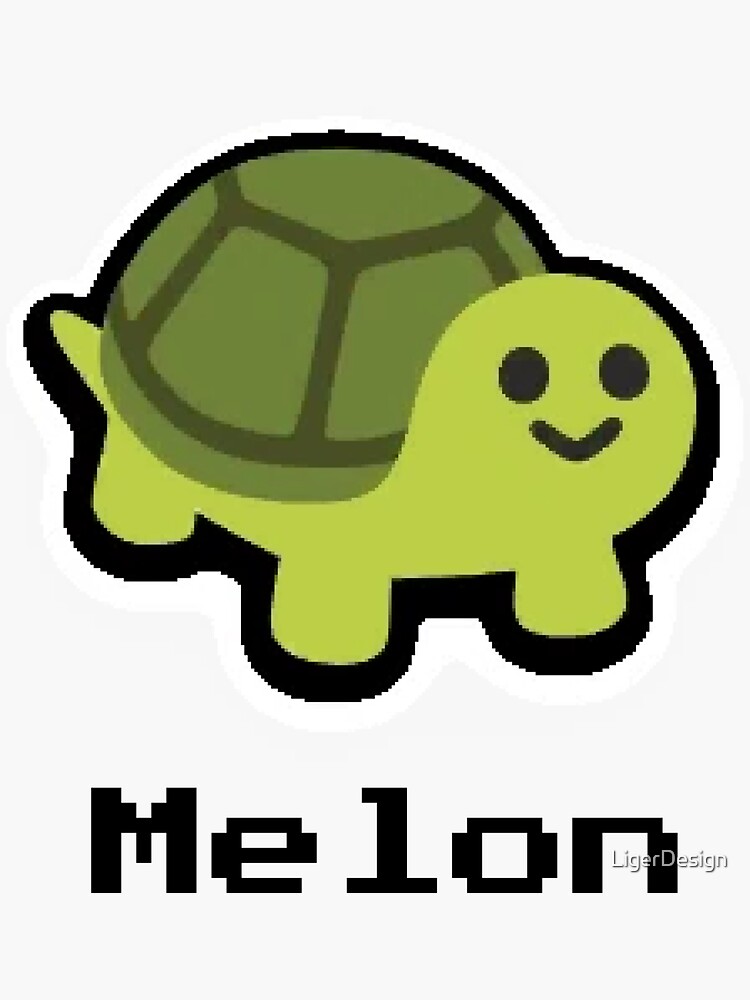 "Melon Turtle Super Auto Pets" Sticker for Sale by LigerDesign Redbubble