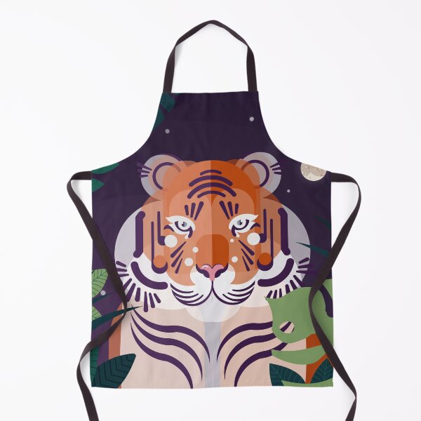 Item preview, tiger in the jungle, under the moon designed and sold by Miriam DESQUESNES.
