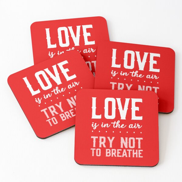 Item preview, Love is in the air try not to breathe designed and sold by foramelie.