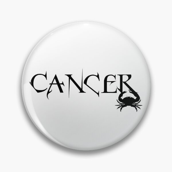 Item preview, Cancer Horoscope - Celtic Gothic Black Text - Crab SIlhouette designed and sold by S Quinn.