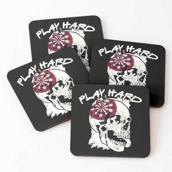 Item preview, Play Hard Skull Arrow Dart Player Sports designed and sold by Amazing Designs.