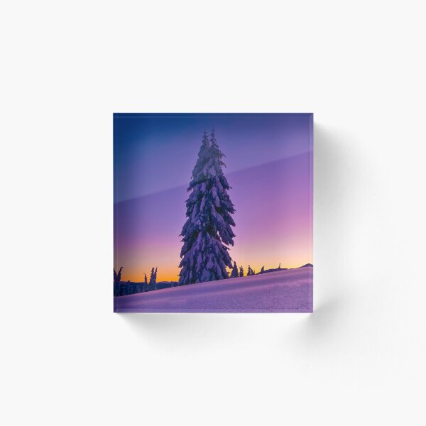 Item preview, árbol púrpura atardecer invierno designed and sold by Myartspace.