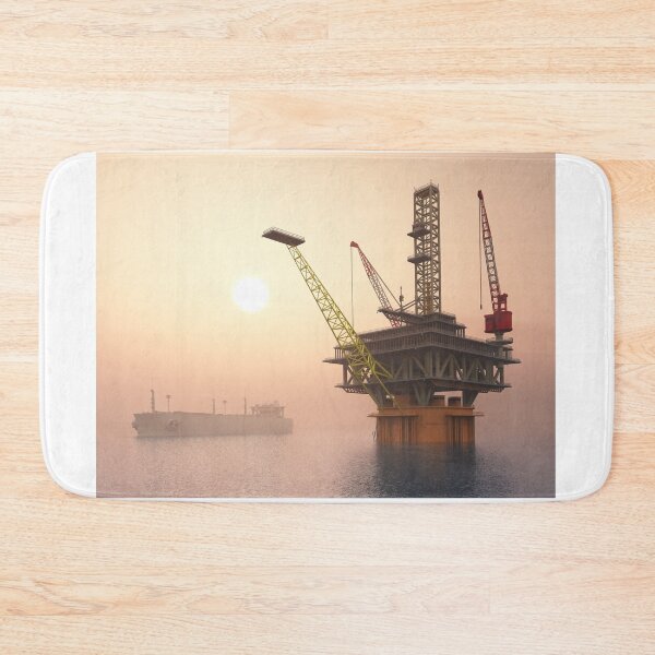 Item preview, Oil rig in the sea and oil tanker designed and sold by MIRO3D.