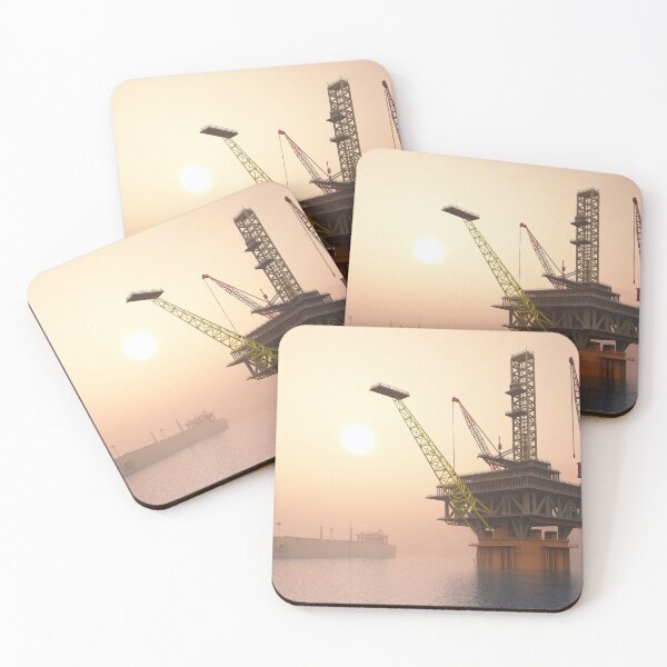 Item preview, Oil rig in the sea and oil tanker designed and sold by MIRO3D.