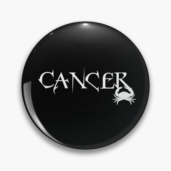 Item preview, Cancer Horoscope - Celtic Gothic White Text - Crab SIlhouette designed and sold by S Quinn.
