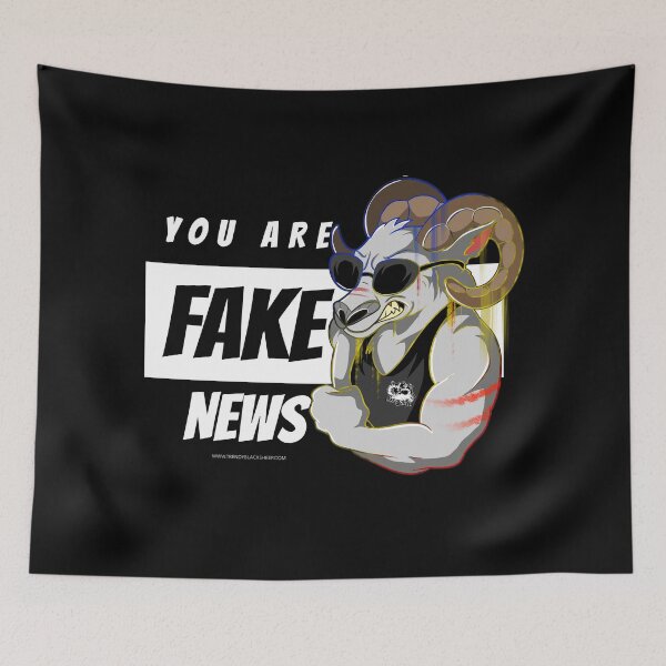 Item preview, Fake News Sheeple Funny designed and sold by BlackSheepEllis.