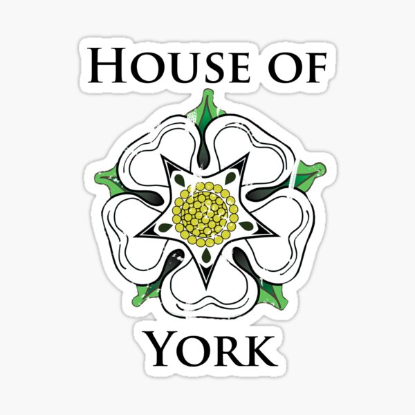 "House of York" Sticker for Sale by David R Murphy Redbubble
