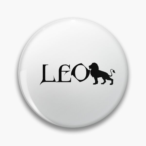 Item preview, Leo Horoscope - Celtic Gothic Black Text - Lion Silhouette designed and sold by S Quinn.