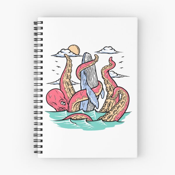 Item preview, Giant Octopus Attacks Whales designed and sold by Ala Muk.