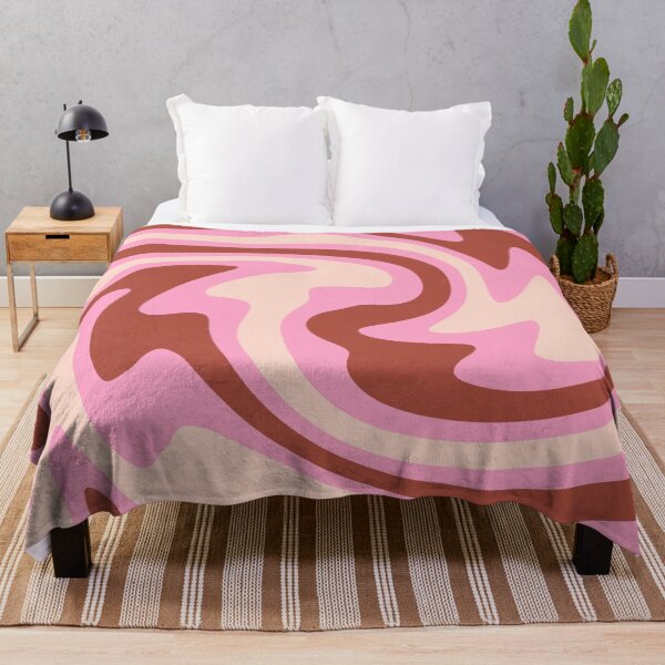Item preview, Pink Swirl Retro Cute 70s Liquid designed and sold by trajeado14.