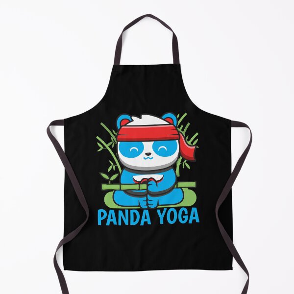 Item preview, panda yoga-funny animals typography designed and sold by Hartics.