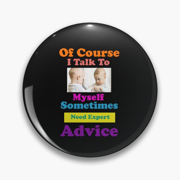 Item preview, Of course I talk myself motivational and inspirational quotes design designed and sold by MotiveStuff.