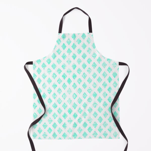 Item preview,  Geometric Diamond Swirl Pattern in Teal designed and sold by Saanis.