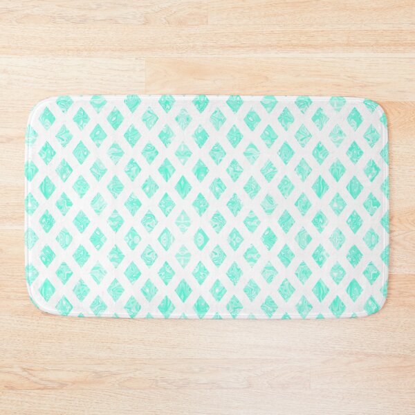 Item preview,  Geometric Diamond Swirl Pattern in Teal designed and sold by Saanis.
