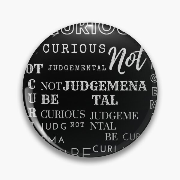 Item preview, Curious Not Judgemental by SIMPLE designed and sold by FawadAhmad.