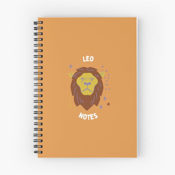 Item preview, Notebook for Leo | Spiral Notebook | Zodiac | Astrology Blank Journal designed and sold by astrojournals.