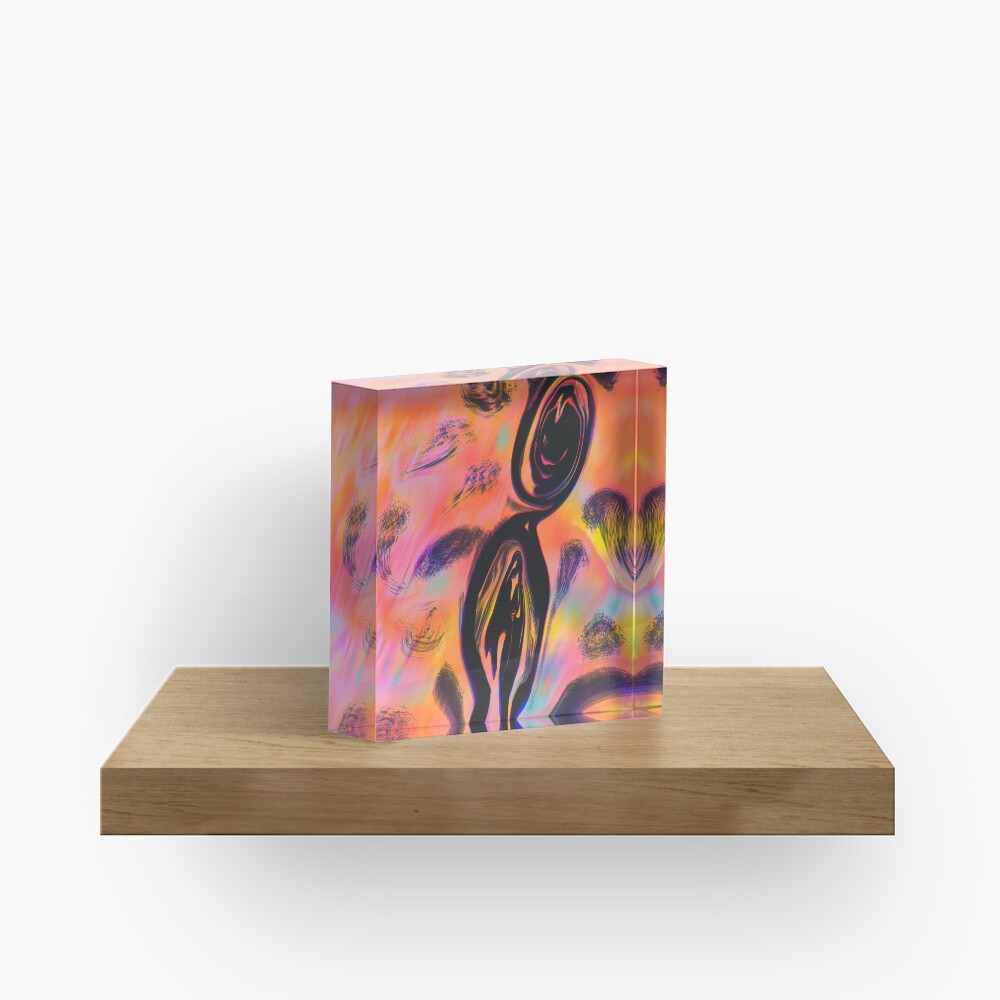 Vista previa del artículo con la obra «Bloque acrílico», diseñado y vendido por Lo-cura.