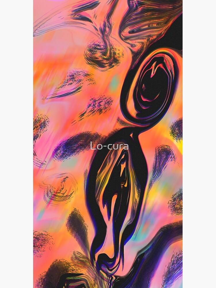 Imagen 3 de 3, Bolsa deportiva con la obra Fluido abstracto tecnológico, diseñada y vendida por Lo-cura.