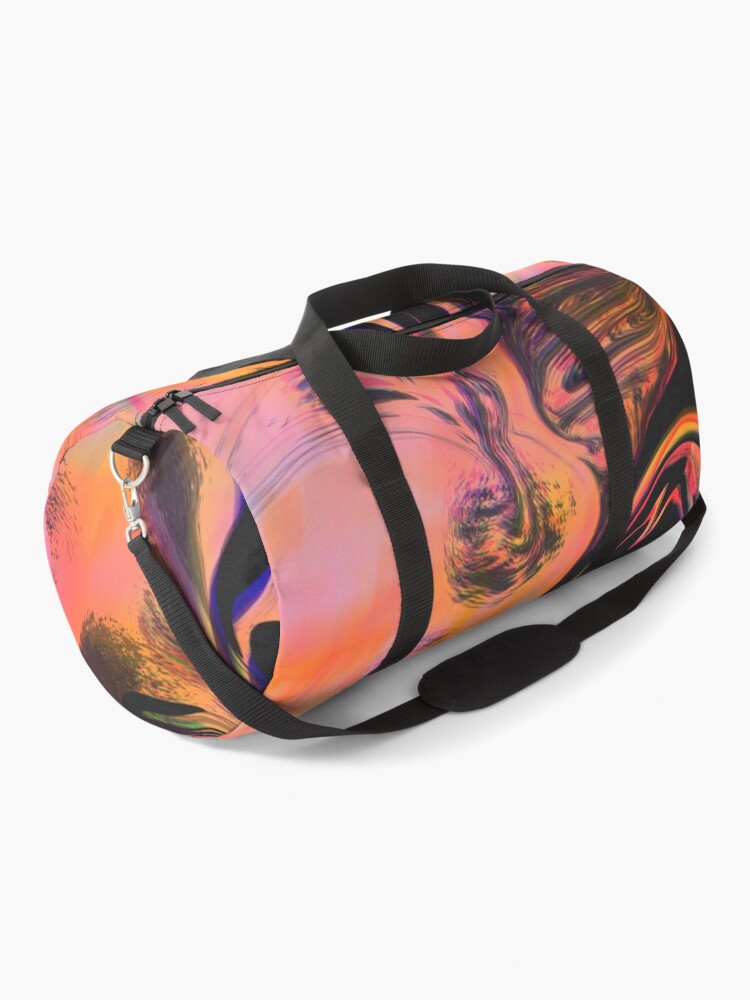 Imagen 1 de 3, Bolsa deportiva con la obra Fluido abstracto tecnológico, diseñada y vendida por Lo-cura.