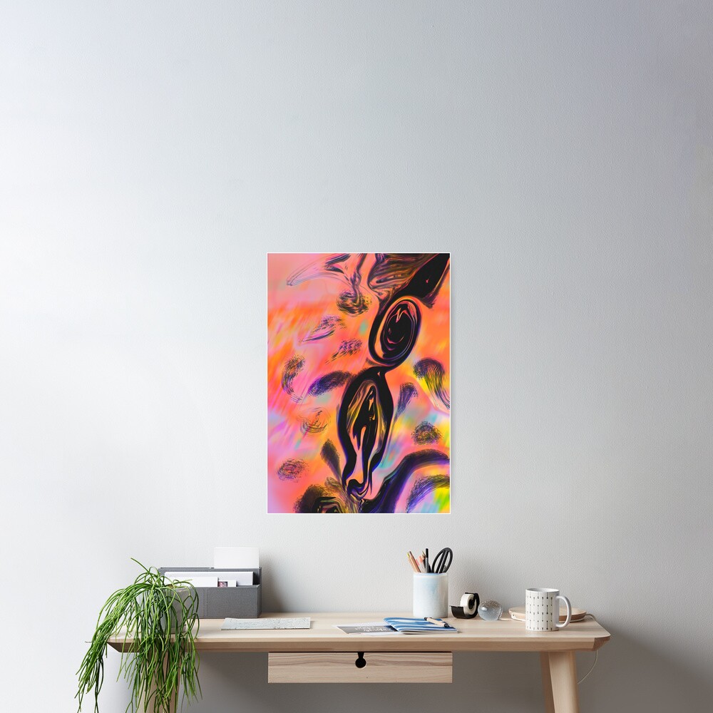 Vista previa del artículo con la obra «Póster», diseñado y vendido por Lo-cura.