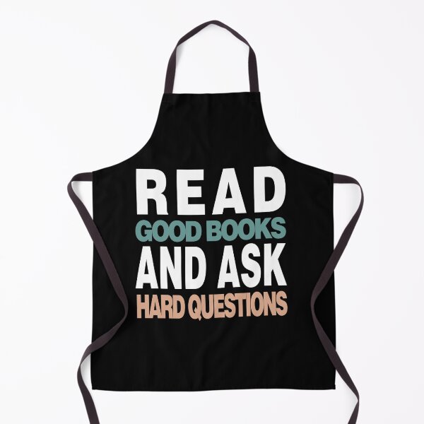 Item preview, read good books and ask hard book lovers readers designed and sold by Laadel.